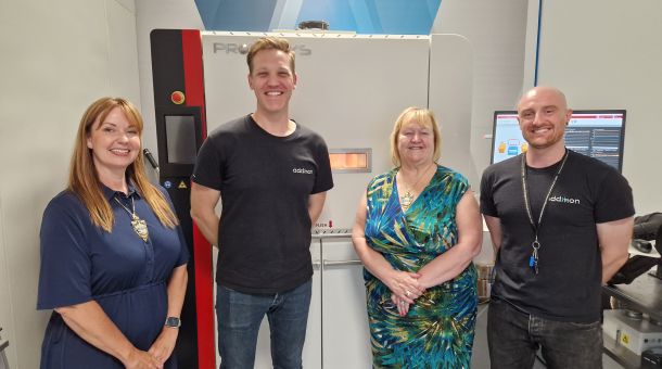 South Yorkshire’s Master Cutler visits innovative design and manufacturing business